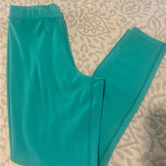 Alo Yoga Ribbed High Waist 7/8 Blissful Leggings Medium - Picture 2 of 4